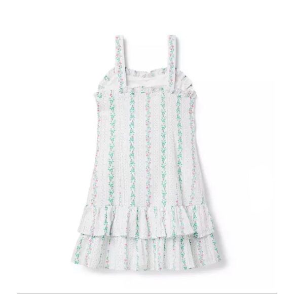 Janie and Jack Floral Puff Sleeve Chiffon Dress Size 18 - Picture 2 of 9